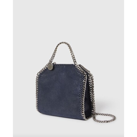 STELLA MCCARTNEY NAVY TINY SHAGGY DEAR FALABELLA - Picture 5 of 7